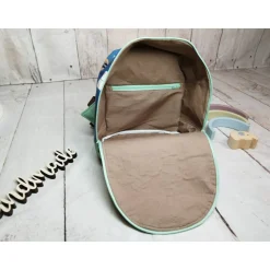 Kindergarten Rucksack Waldtiere petrol– Softshell, Kita