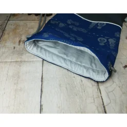 Kindergarten Turnbeutel Maulwurf Pauli Reflektor– Softshell, 3 Größen, personalisierbar