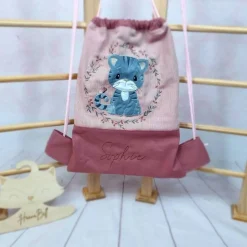 Kindergartenrucksack für Kinder im Alter von 2-6Jahren, Farbe frei wählbar, Wunschmotiv, Name inkl, Brustgurt optional