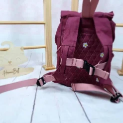 Kindergartenrucksack für Kinder von 2-6Jahren,aufwendig bestickt,Farbe frei wählbar,Name inkl, Brustgurt optional