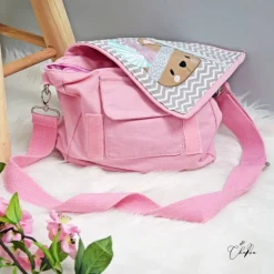 Kindergartenrucksack, Kindergartentasche, Bär, Stickdatei, personalisierbar, Geschenk, Rucksack, Tasche, individuell