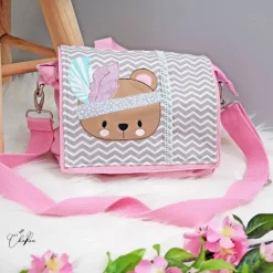 Kindergartenrucksack, Kindergartentasche, Bär, Stickdatei, personalisierbar, Geschenk, Rucksack, Tasche, individuell