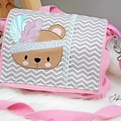 Kindergartenrucksack, Kindergartentasche, Bär, Stickdatei, personalisierbar, Geschenk, Rucksack, Tasche, individuell