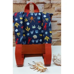 Kindergartenrucksack, Kindertasche, Rucksack mit maritimen Muster