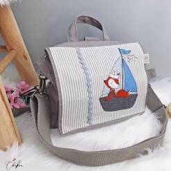 Kindergartenrucksack, Kindergartentasche, Fuchs, Stickdatei, personalisierbar, Geschenk, Rucksack, Tasche, individuell