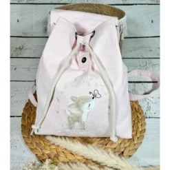 Kindergartenrucksack Mädchen Reh Kindergarten personalisierbar individuelles Geschenk