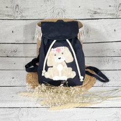 Kindergartenrucksack Mädchen Hund Welpe Kindergarten personalisiert individuelles Geschenk