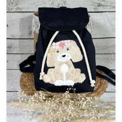 Kindergartenrucksack Mädchen Hund Welpe Kindergarten personalisiert individuelles Geschenk