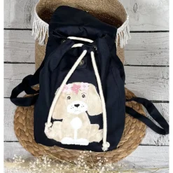 Kindergartenrucksack Mädchen Hund Welpe Kindergarten personalisiert individuelles Geschenk