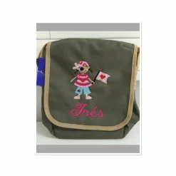 KINDERGARTENTASCHE + NAMEN + PIRATENMÄDCHEN ( #63 )