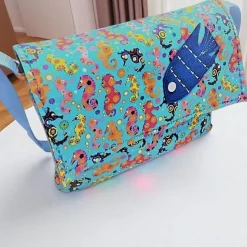 Kindergartentasche "Fisch",Kinderumhängetasche genäht