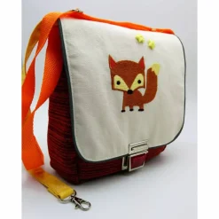 Kindergartentasche kleiner Fuchs unter den Sternen, Unikat hessmade