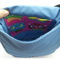 Kindergartentasche mit lustigen Katzen, Unikat von hessmade