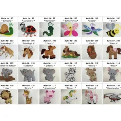 KINDERGARTENTASCHE mit Stickmotiv + NAMEN, auch fürdie Krippe