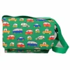 Kindergartentasche Tasche Kindertasche Autos grün grau Geschenkidee Geburtstag Kinder