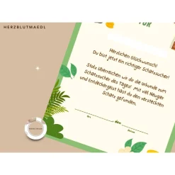 Kindergeburtstag Mitgebsel: Schatzsuche Urkunde A4 – Perfekte Belohnung für kleine Entdecker