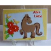 Kindergeburtstag,Glückwunschkarte mit Pferd,Kinder