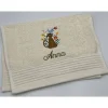 Kinderhandtuch ( 30 x 50 cm ) + Motiv Katze (#Nr.18) + Name / Gästehandtuch