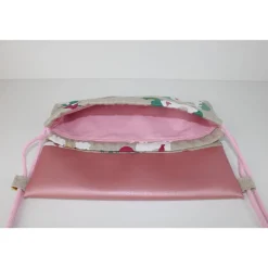 Kinderrucksack / Turnbeutel Einhorn beige / rosé (mit oder ohne Name)