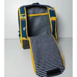 Kinderrucksack für Kindergarten oder Musikbox, im Baustellen Baggerlook, Personalisierung möglich