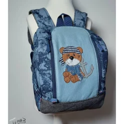 Kinderrucksack für Kindergarten oder Musikbox, im maritimen Look, Personalisierung möglich