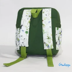 Kinder-Rucksack „Rudi“ Junge auf Blume – Praktischer Kita-Rucksack mit Elfen-Motiv