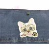 Kindertasche 'Katzenkind', Mädchentasche, KiGa-Tasche, Jeans-Upcycling