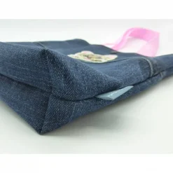 Kindertasche 'Katzenkind', Mädchentasche, KiGa-Tasche, Jeans-Upcycling