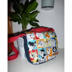 Kindertasche lustige Katzen Umhängetasche Kindergartentasche