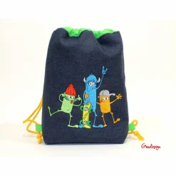 Kinder-Turnbeutel „Monsterparty