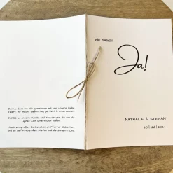 Kirchenheft Trauung Nr. 02 | Wir sagen Ja! | personalisierbar | Katholischer Gottesdienst | kirchliche Trauung