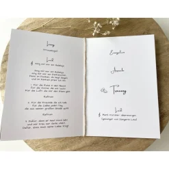 Kirchenheft Trauung Nr. 01 | personalisierbar | Katholischer Gottesdienst | kirchliche Trauung | Hochzeit | Kirche Heft