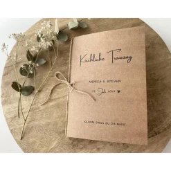 Kirchenheft Trauung Nr. 01 | personalisierbar | Katholischer Gottesdienst | kirchliche Trauung | Hochzeit | Kirche Heft