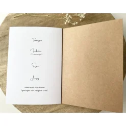 Kirchenheft Trauung Nr. 01 | personalisierbar | Katholischer Gottesdienst | kirchliche Trauung | Hochzeit | Kirche Heft