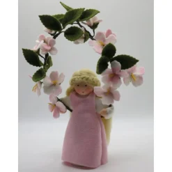 Kirschblüten Mädchen - Jahreszeitentisch - Waldorf Art - handgefertigte ,einzigartige Blumenkinder - Art.Nr.FR5