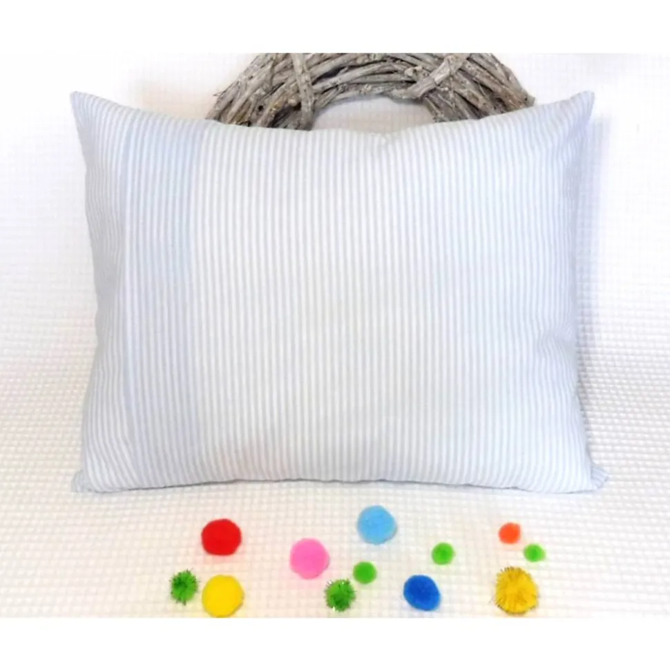 Kissen für Mama, Geburtstagsgeschenk, blaues Mamakissen mit Herzen, auch für Papa, Farbwünsche möglich, personalisierbar