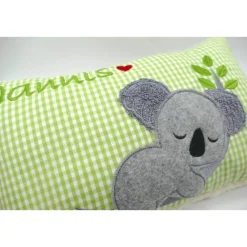 Kissen mit Namen Koala Beuteltier Namenskissen Taufkissen Kuschelkissen Kindergartenkissen Geburtsgeschenk