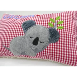 Kissen mit Namen Koala Beuteltier Namenskissen Taufkissen Kuschelkissen Kindergartenkissen Geburtsgeschenk