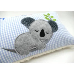 Kissen mit Namen Koala Beuteltier Namenskissen Taufkissen Kuschelkissen Kindergartenkissen Geburtsgeschenk