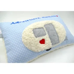 Kissen mit Namen Wohnwagen Camping Namenskissen Taufkissen Kuschelkissen Kindergartenkissen Geburtsgeschenk