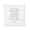 Kissen mit Spruch "Hab große Träume", Geschenk u. Geschenkidee zum Geburtstag, Jugendweihe u. Konfirmation
