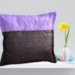 Kissenbezug 40x40/ Kissenhülle Ostern/ Osterhase aus Stoff /Ostergeschenk /Sofa Kissen / Osterhasen Deko / Kissen Lila