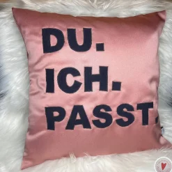 Kissenhülle "Du. Ich. Passt."