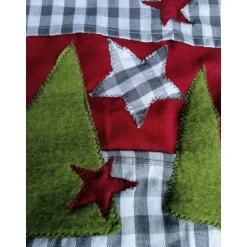 Kissenhülle Weihnachtsmotiv Handarbeit 40x40cm