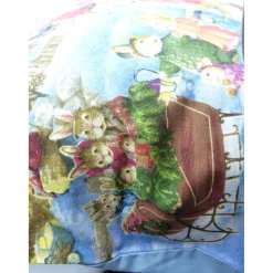 Kissenhülle, Winter im Hasenland, Unikat, Handarbeit, genäht