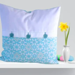 Kissenhülle 40x40 /Sofakissen /Ostergeschenk/Kissen grün/Kissenbezug für Ostern/ Deko Kissen /Osterdekoration/Osterhasen