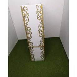 Klappdeckelbox mit Serviettenmotiv " Rosen und Noten "