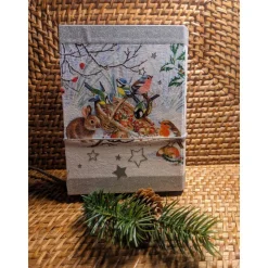 Klappdeckelbox mit Serviettenmotiv 