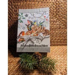 Klappdeckelbox mit Serviettenmotiv 