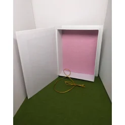 Klappdeckelbox mit Serviettenmotiv " Blumenkelch "